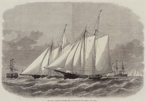 La gara di yacht oceanici tra il Dauntless e il Cambria, la partenza
